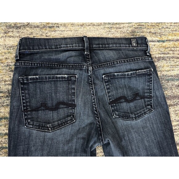 7 For All Mankind High Waist Boot Cut Jeans Women's 28 Medium Wash - Picture 6 of 10